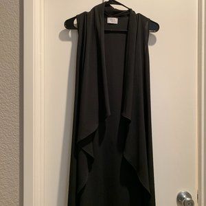 Black Sleeveless Kimono